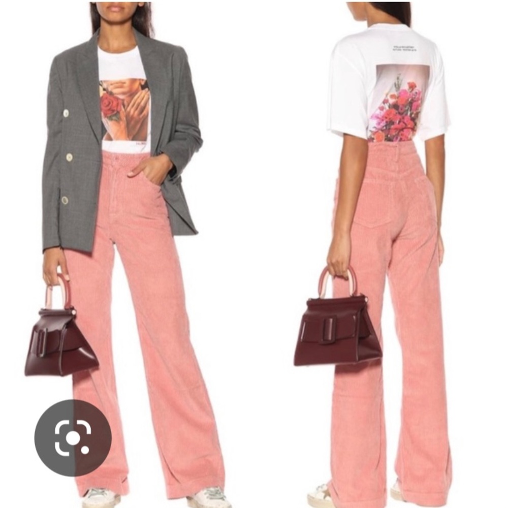 GRLFRND corduroy pants. Size 28. CARLA wide leg trouser. NWT